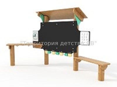 Игровой стенд с меловой доской "Эко"