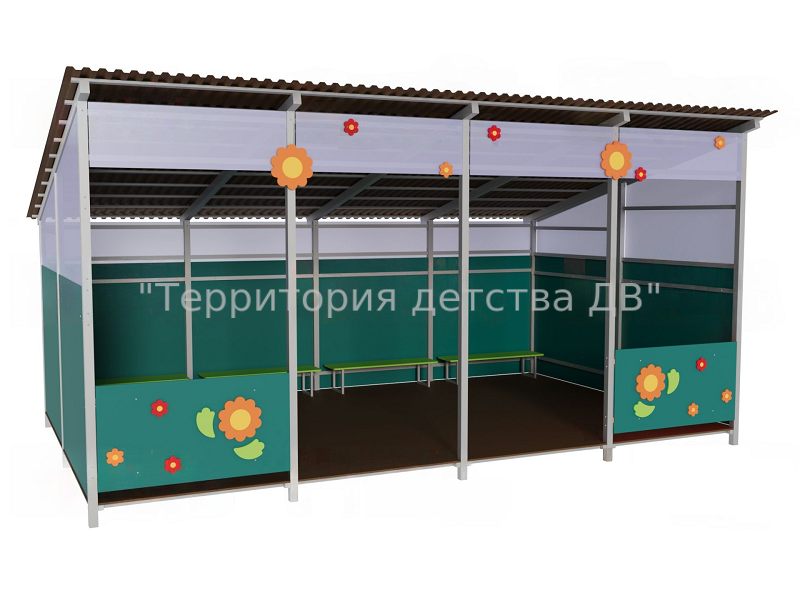 Веранда Гербера металл